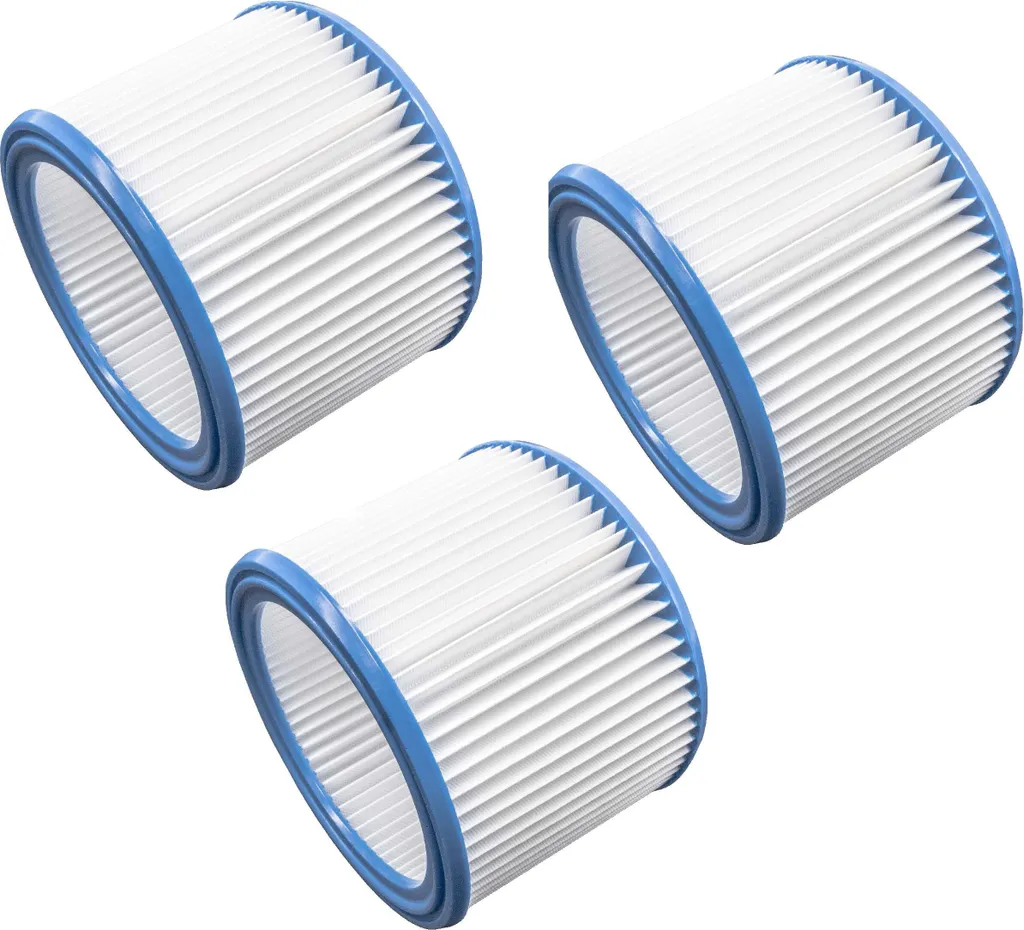 Vhbw Filterset 3x Faltenfilter Kompatibel Mit WAP Aero 400, 440, 600, 640, 800A, 840 Nass- Und Trockensauger - Filter, Patronenfilter 3 Vhbw Filterset 3x Faltenfilter Kompatibel Mit WAP Aero 400, 440, 600, 640, 800A, 840 Nass- Und Trockensauger - Filter, Patronenfilter