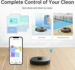 Dreame Z10 Pro Staubsauger Saugroboter Mit 4L Absaugstation Auto-Empty Dock Intelligente Staubsammlung APP Schwarz -Staubsauger Geschäft 60a2e66150ea760f93a3ba4bd89e604e