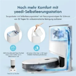 Yeedi Vac Max Saugroboter Mit Wischfunktion 3000Pa Teppicherkennung Staubsauger Roboter 22 Yeedi Vac Max Saugroboter Mit Wischfunktion 3000Pa Teppicherkennung Staubsauger Roboter -Staubsauger Geschäft 6166683c3ca7b9690810d6f0b93d745c
