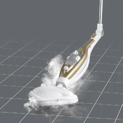 CLEANmaxx Dampfbesen - Mit Knickgelenk - Gold/weiß Dampfreiniger Steam Hygiene Fliesen Küche Bad Reinigung 35 CLEANmaxx Dampfbesen - Mit Knickgelenk - Gold/weiß Dampfreiniger Steam Hygiene Fliesen Küche Bad Reinigung -Staubsauger Geschäft 637dc5173bea3816c28db09115142505