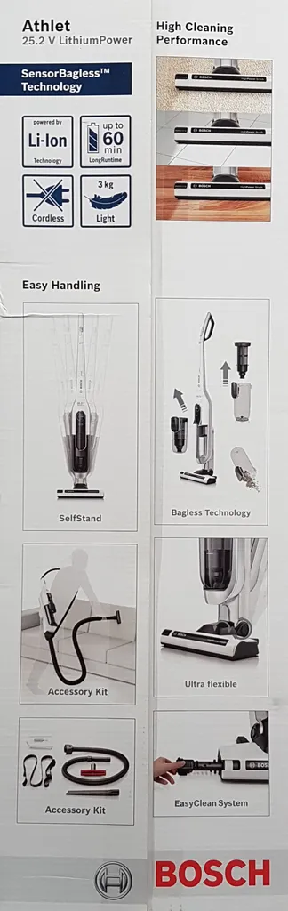 Bosch Athlet BCH6L2560 Staubsauger - Weiß 17 Bosch Athlet BCH6L2560 Staubsauger - Weiß – Bild 15