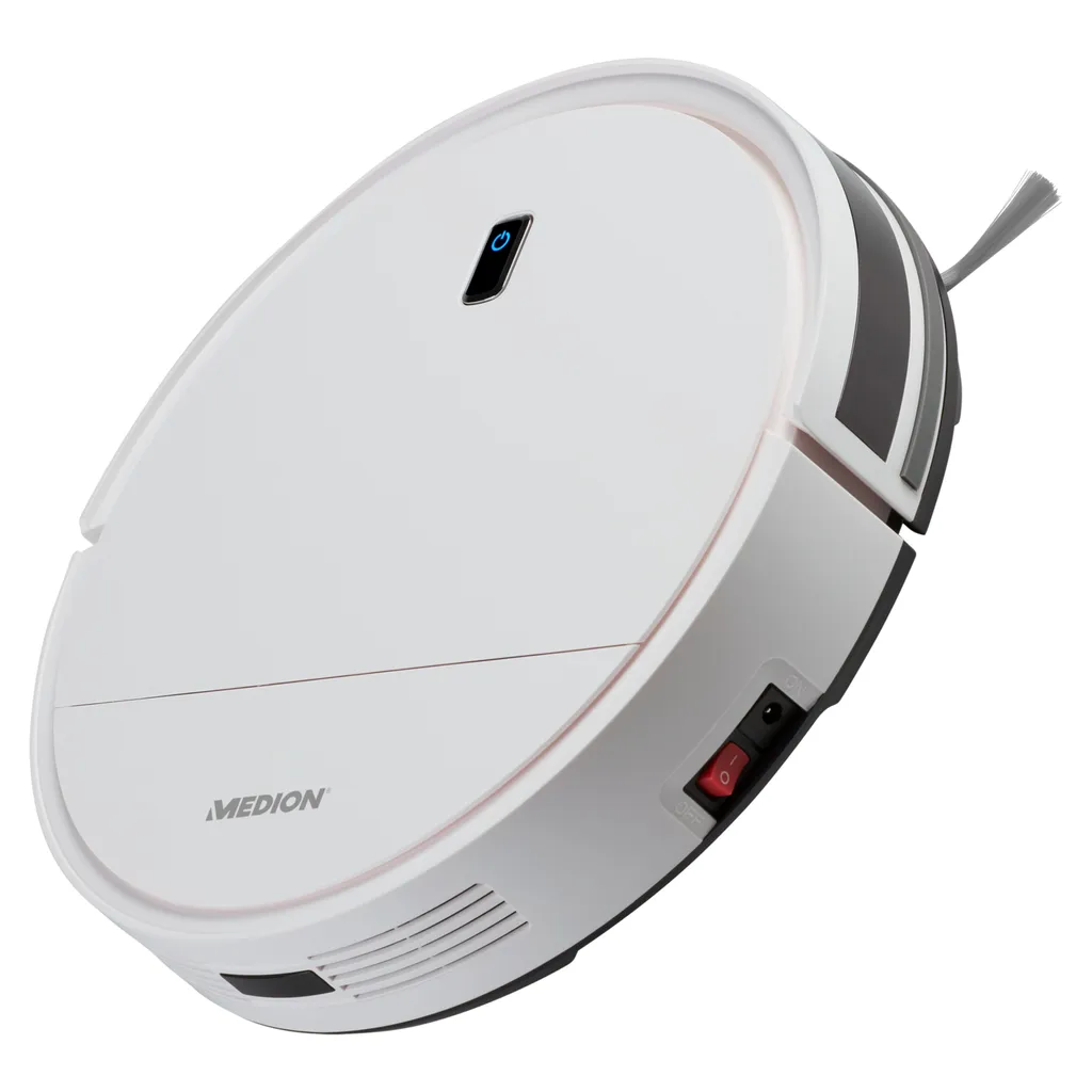 MEDION Saugroboter Mit Wischfunktion Und Systematischer Navigation P20 SW (Modell 2021, 2.000 Pa Saugkraft, Inkl. Fernbedienung, Ladestation, Tierhaar Allergiker Optimiert) 10 MEDION Saugroboter Mit Wischfunktion Und Systematischer Navigation P20 SW (Modell 2021, 2.000 Pa Saugkraft, Inkl. Fernbedienung, Ladestation, Tierhaar Allergiker Optimiert) – Bild 8