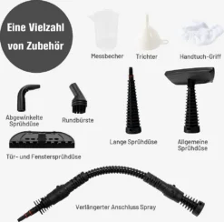 COSTWAY Handdampfreiniger Inkl. 9 Zubehörteil 3 Bar/350ml/1050W/3-5min Aufheizzeit Dampfreiniger Handgerät Gelb -Staubsauger Geschäft 6d2947f58fef9a56ca0f1c24a6c68e0d