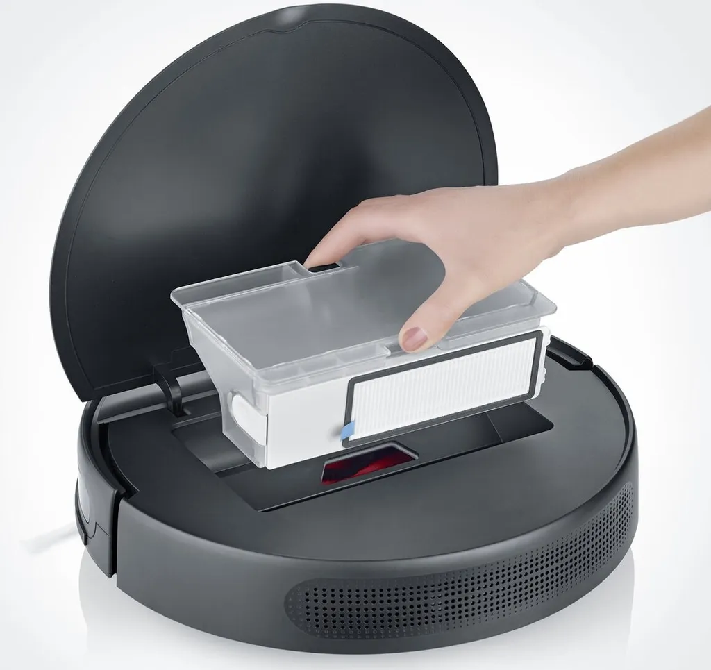 SEVERIN Saugroboter Mit Fernbedienung 7026 Für Teppich- Und Hartbödenreinigung 5 SEVERIN Saugroboter Mit Fernbedienung 7026 Für Teppich- Und Hartbödenreinigung – Bild 3