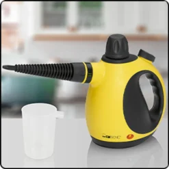 Clatronic DR 3653 Dampfreiniger, Wassertank: Ca. 250 Ml, 3,5 Bar Max. Dampfdruck, Schwarz-gelb -Staubsauger Geschäft 74bc1a121d38fcae41203fed70f663ba