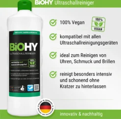 BiOHY Ultraschallreiniger (2x1l Flasche) + Dosierer | Intensive Und Materialschonende Reinigung Von Brillen, Dentalprodukte, Gold, Münzen Und Schmuck| KONZENTRAT Für Ultraschallbad -Staubsauger Geschäft 752b80af0417179e4c04748558184b71