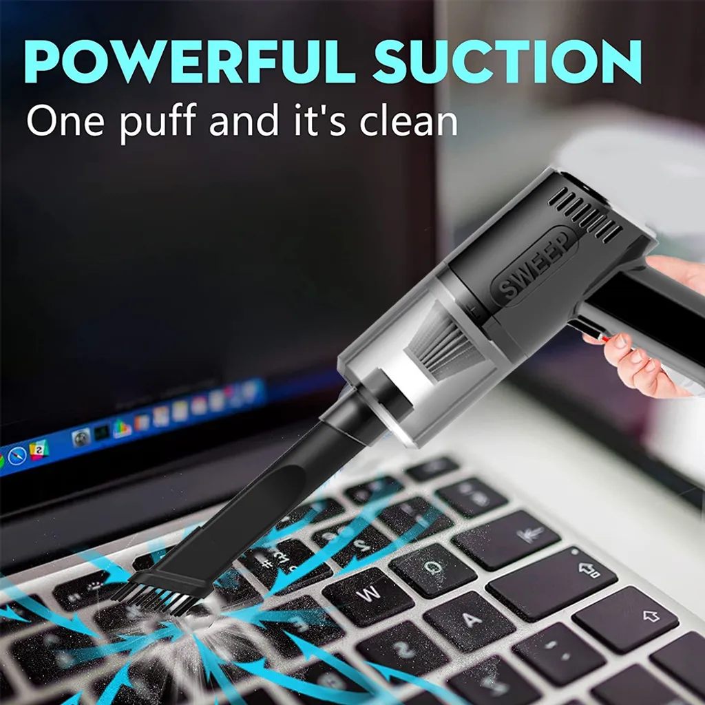 Tastaturreiniger, Leistungsstarker Wiederaufladbarer Mini-Staubsauger, Kabellos, Tragbares Staubsauger-Werkzeug Zur Reinigung Von Staub, Haaren, Krümeln, Schrotten Für Laptop, Klavier, Computer, Auto, Make-up-Tasche, Haustierhaus,Black 3 Tastaturreiniger, Leistungsstarker Wiederaufladbarer Mini-Staubsauger, Kabellos, Tragbares Staubsauger-Werkzeug Zur Reinigung Von Staub, Haaren, Krümeln, Schrotten Für Laptop, Klavier, Computer, Auto, Make-up-Tasche, Haustierhaus,Black