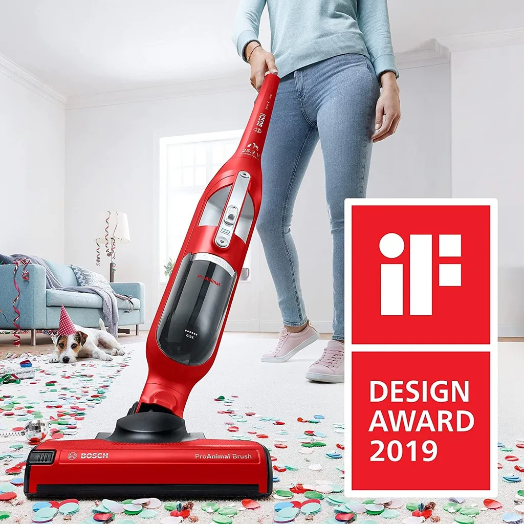 Bosch BBH3ZOO25 Kabelloser 2 In 1 Handstaubsauger Mit Stiel 25.2V ProAnimal Rot 19 Bosch BBH3ZOO25 Kabelloser 2 In 1 Handstaubsauger Mit Stiel 25.2V ProAnimal Rot – Bild 17