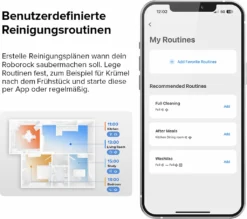 Roborock S8 Staubsauger Roboter Sonic Saugroboter 6000Pa DuoRoller-Bürste VibraRise Wischen 3D-Mapping 3D-Strukturiertes Licht LiDAR Kindersicherung APP Control (Weiß) -Staubsauger Geschäft 7b7d2bf943eff2309dbf35cd98974773