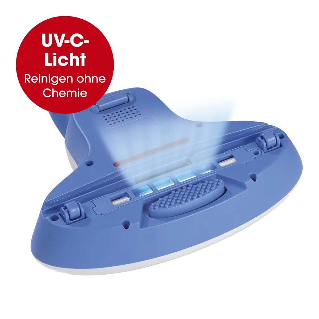 CLEANmaxx Milben-Handstaubsauger Mit UV-C-Licht - Reinigen & Desinfizieren In Einem Schritt Anti Milbensauger Mit UV C Licht 300W HEPA Milben Handstaubsauger Cleanmaxx NEU 5 CLEANmaxx Milben-Handstaubsauger Mit UV-C-Licht - Reinigen & Desinfizieren In Einem Schritt Anti Milbensauger Mit UV C Licht 300W HEPA Milben Handstaubsauger Cleanmaxx NEU – Bild 3