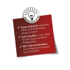 MAXXMEE Akku-Zyklon-Staubsauger Pet Star - Orange/silber Staubsauger Beutellos Akku Zyklon Bodenstaubsauger Kabellos 2in1 Tierhaare -Staubsauger Geschäft 7ce0bac6022d99b4a1b950122ca11be1