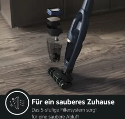 AEG QX7-1-P5IB 2in1 Akku-Staubsauger (Schlanke Bauform, Power-Softrolle, Besonders Effektiv Auf Hartböden, Bis Zu 50 Min Laufzeit, 21,6 Volt, Inkl. Zubehör -Staubsauger Geschäft 7f4db78010b642b718c18f25a347ddbc