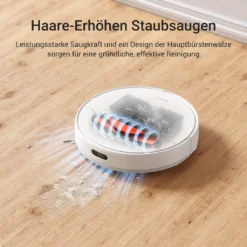 Dreame D10 Plus Saugroboter Mit Absaugstation(2,5 L) Saug- & Wischroboter Auto-Empty Dock App Sprachsteuerung For Pet Hair, Carpet, Hard Floor -Staubsauger Geschäft 80ee3522506eba623123cc237b8de99b