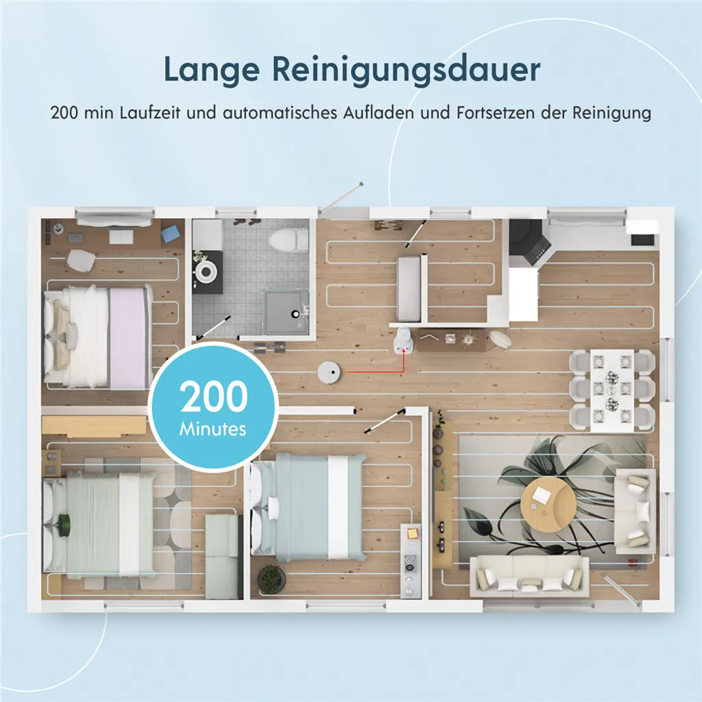 Yeedi Vac Max Saugroboter Mit Wischfunktion 3000Pa Teppicherkennung Staubsauger Roboter 11 Yeedi Vac Max Saugroboter Mit Wischfunktion 3000Pa Teppicherkennung Staubsauger Roboter – Bild 9