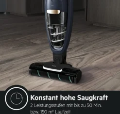 AEG QX7-1-P5IB 2in1 Akku-Staubsauger (Schlanke Bauform, Power-Softrolle, Besonders Effektiv Auf Hartböden, Bis Zu 50 Min Laufzeit, 21,6 Volt, Inkl. Zubehör -Staubsauger Geschäft 843a095e3deec49444271c7fd238021d