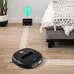 Midea Saugroboter M3S VCR20B, Saugleistung 2000 Pa, 3 Saugmodi / Saugroboter Mit Ladestation & V-förmigem Borstenmuster / 90-120 Min Laufzeit, Ideal Für Tierhaare, Teppiche Und Hartböden, Schwarz -Staubsauger Geschäft 845dc7d55f0e1848670a849d907a47b0