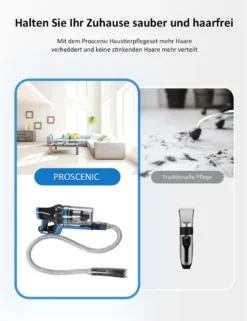 Proscenic Tierhaarbürste-Set Für Akku Staubsauger P11 Smart, P11 Und I10 -Staubsauger Geschäft 8661c8d3fc68551bd933d47a65255320