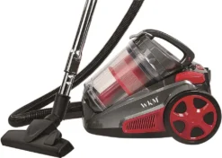 WKM PSC-2300W.17 Zyklon Boden Staubsauger Rot 850W Beutellos HEPA-FILTER 3L KapazitätSauger Putzen Reinigung Höhenverstellbar Teleskoprohr Waschbar Haushalt