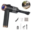 Handstaubsauger Kabellos, Tragbarer Handstaubsauger Für Auto Und Zuhause, Leichter Kabelloser Wiederaufladbarer Staubsauger Mit 9000 PA Starker Saugkraft,Black