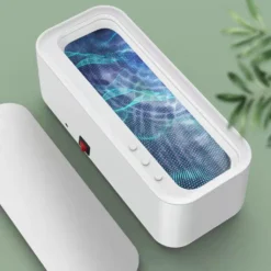 Weiß Ultraschall Schmuckreiniger, Tragbare Ultraschall Reinigungsmaschine, Kleiner Ultraschall-Reiniger Für Brillen/Uhren/Ohrringe/Ringe/Halsketten -Staubsauger Geschäft 9d33b5ac1f3ff9cabb7ae5a6e2899881