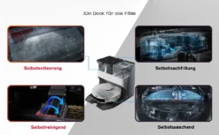 Roborock S7 Pro Ultra Sonic Staubsauger Roboter Mit Empty Wash Fill Dock Absaugstation 5100Pa Selbstwaschend Selbstauffüllend Selbstentleerend LiDAR APP Weiß (Upgrade Von Roborock S7,VS S7 MaxV Ultra/S8 Pro Ultra) 28 Roborock S7 Pro Ultra Sonic Staubsauger Roboter Mit Empty Wash Fill Dock Absaugstation 5100Pa Selbstwaschend Selbstauffüllend Selbstentleerend LiDAR APP Weiß (Upgrade Von Roborock S7,VS S7 MaxV Ultra/S8 Pro Ultra) -Staubsauger Geschäft a0993625e201326f1e7c064926909d85 1