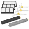 Kwmobile Ersatzteile Set Kompatibel Mit IRobot Roomba 800/900 Serie - Staubsauger Zubehör 3x Filter 3x Seitenbürste 2x Rollen - Für Alle 800er 900er Modelle -Staubsauger Geschäft a3af1b6889cbeb2f4b0859a7c2bdf116