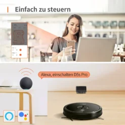 Ultenic D5s Pro 3-In-1 Staubsauger Roboter WLAN Saugroboter 3000 PA Staubsauger Roboter Für Tierhaare Saugroboter Appsteuerung Alexa Google Home -Staubsauger Geschäft a44a1fd755fe033551efc8da0a59e729