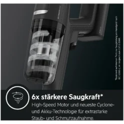 AEG AP81UB25UG Ultimate 8000 Akku Bodenstaubsauger & Handsauger, 3 Stufen, Automatik-Modus, LED-Frontlicht, Teleskoprohr, Selbstreinigende Bürstrolle, 25,2 V, Grau -Staubsauger Geschäft a55f6233b8ebd91aaf3546ad7371cded