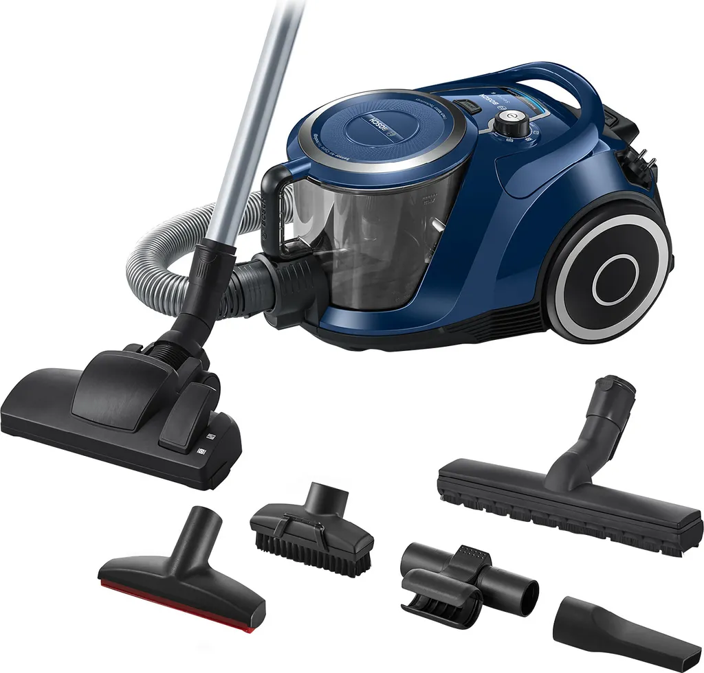 Bosch Staubsauger Beutellos Serie 6 BGC41X36, Bodenstaubsauger, Ideal Für Allergiker, Hygiene-Filter, Bodendüse Für Parkett, Teppich, Fliesen, Starke Saugleistung, Leise, 700 W, Blau 9 Bosch Staubsauger Beutellos Serie 6 BGC41X36, Bodenstaubsauger, Ideal Für Allergiker, Hygiene-Filter, Bodendüse Für Parkett, Teppich, Fliesen, Starke Saugleistung, Leise, 700 W, Blau – Bild 7