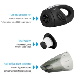 CkeyiN Handstaubsauger Für Haus/Auto Kabellos Nass-Trocken-Nutzung Staubsauger Wiederaufladbar Leistungsstarke Für Tierhaare, Staub -Staubsauger Geschäft ad65d66a2fd8dcdabf444fa0845196d1