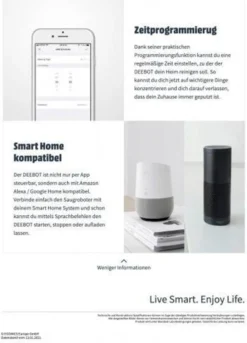 Ecovacs Deebot 605 Robotersauger Weiß 33 Ecovacs Deebot 605 Robotersauger Weiß -Staubsauger Geschäft ad96d1758429698f935c2376cbc5e06a