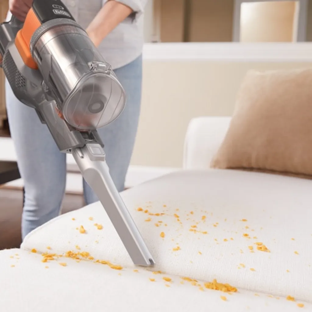 Black & Decker Black + Decker BHFEV182C2 18V Akku-Stielsauger Handstaubsauger Orange Mit 2. Akku 6 Black & Decker Black + Decker BHFEV182C2 18V Akku-Stielsauger Handstaubsauger Orange Mit 2. Akku – Bild 4