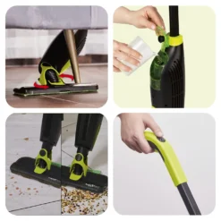 Wischmopp Bodenwischer Saugfunktion Mopp Saugen Wischen Spraymopp Grün Schwarz -Staubsauger Geschäft ae4383ef680c363e47328ce9c8664ffb