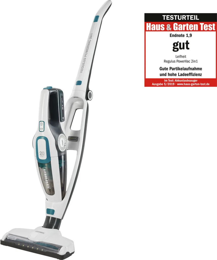 Leifheit Akku-Staubsauger Regulus PowerVac 2in1 4 Leifheit Akku-Staubsauger Regulus PowerVac 2in1 – Bild 2