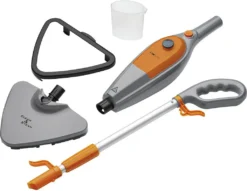 CLATRONIC Dampfmop DR 3539 Anthrazit- Orange Dampfreiniger Reiniger Dampfwischer -Staubsauger Geschäft b501f911c976082e4af0ab77921be1ff