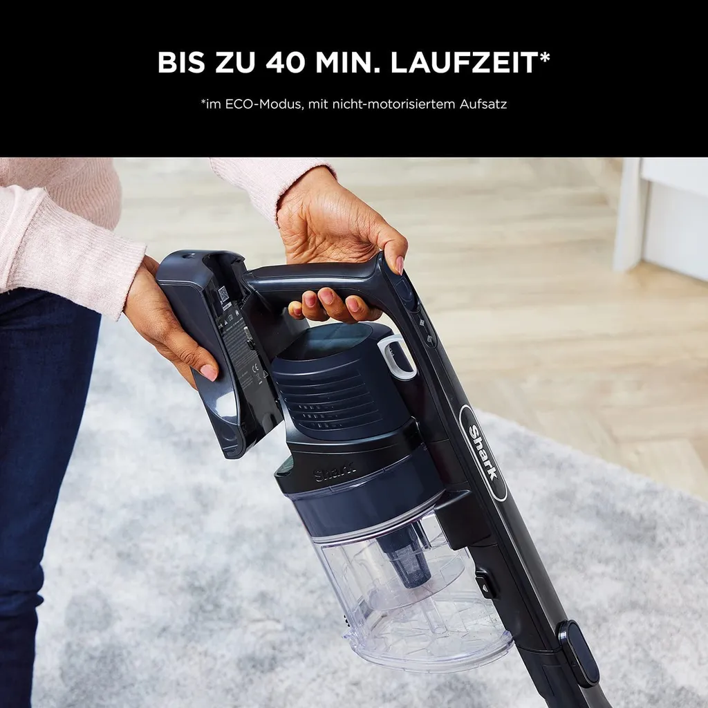 Shark Akku-Staubsauger (IZ103EUGB) Anti Hair Wrap, Blau, 40 Minuten Laufzeit 10 Shark Akku-Staubsauger (IZ103EUGB) Anti Hair Wrap, Blau, 40 Minuten Laufzeit – Bild 8