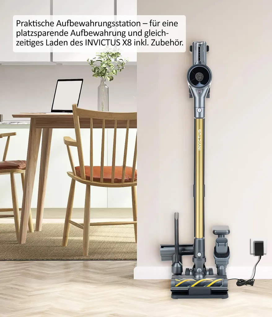 Genius INVICTUS X8 Akkustaubsauger | Set 12-tlg. 5 Genius INVICTUS X8 Akkustaubsauger | Set 12-tlg. – Bild 3