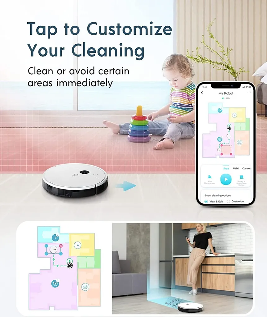 Yeedi Vac Max Saugroboter Mit Wischfunktion 3000Pa Teppicherkennung Staubsauger Roboter 13 Yeedi Vac Max Saugroboter Mit Wischfunktion 3000Pa Teppicherkennung Staubsauger Roboter – Bild 11