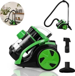 EINFEBEN Staubsauger Beutellos Bodenstaubsauger Zyklon Sauger 3 Tipps HEPA Filter 3L 900W