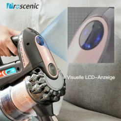 Proscenic NEU P8 PLUS Staubsauger Akku Handstaubsauger Mit LED-Lampe Kabellos 20,000 Pa Bis Zu 40 Minuten 2,200 MAh HEPA Geeignet Für Allergiker Tierhaare&Katzenstreu -Staubsauger Geschäft ba36b9684e5dffdfc6b9eece0f5e5c4a