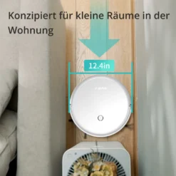 SmartAI Saugroboter Staubsauger Roboter APP Fernbedienung 2600Pa Staubsauger Weiß -Staubsauger Geschäft bb93132ce092cfca011e3edf045f0af5