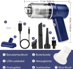 Kabelloser Handstaubsauger Für Auto,Handstaubsauger Akku Stark Mit LED Taschenlampe,Nass Trocken Wiederaufladbar 120W Kabellos Handsauger Für Tastatursauger,PC,Haus,Bürogeräte 15 Kabelloser Handstaubsauger Für Auto,Handstaubsauger Akku Stark Mit LED Taschenlampe,Nass Trocken Wiederaufladbar 120W Kabellos Handsauger Für Tastatursauger,PC,Haus,Bürogeräte -Staubsauger Geschäft bf0fe14d7d35eb83301f44a5d74a733a