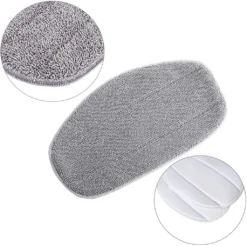 5 Ersatzpads Für Dampfreiniger , Dampfbesen Wischbezug Für Eine Porentiefe Reinigung, Dampfmop Ersatz Mit Klettunterseite -Staubsauger Geschäft c4290a004dfffb66db3e25b156567e4b