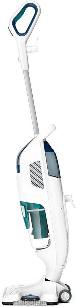 Rowenta Bodendampfreiniger Clean & Steam Revolution RY7757 | 2 In 1 Reingung | Verdampfer Für ätherische Öle | Alle Bodenarten | Anti-Kalk-Kartusche | Weiß/Blau -Staubsauger Geschäft c8d71f958cab24e07ebaa6b4cf97d4c4