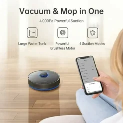 Dreame Z10 Pro Staubsauger Saugroboter Mit 4L Absaugstation Auto-Empty Dock Intelligente Staubsammlung APP Schwarz -Staubsauger Geschäft c9dae53f337b666a7804721dd3b8acfa