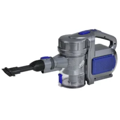 Juskys 2in1 Handstaubsauger & Akku Staubsauger - Beutellos & Kabellos – Bis 55 Min Laufzeit - Lithium-Ionen Akku, Wandhalterung & Ladestation – Blau -Staubsauger Geschäft cabc2e8088a37f25119f80026d530acf