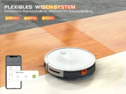 Kyvol E31 Saugroboter Mit Wischfunktion 2200Pa Wischroboter, 150Min. Laufzeit, Smart Navigation, Funktioniert Mit Alexa,ideal Für Tierhaare, Teppiche Und Hartböden, Weiß [+] -Staubsauger Geschäft cde99a917c6c149368b1a89367259c42