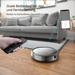 SmartAI G50 WLAN 3-in-1 Saugroboter Mit Wischfunktion Staubsauger Roboter Saug-Wisch-Roboter Wischroboter 2600mAh Alexa Google Home APP -Staubsauger Geschäft cf8ba17c0d4ac5a8d0dc21c2837d1f58