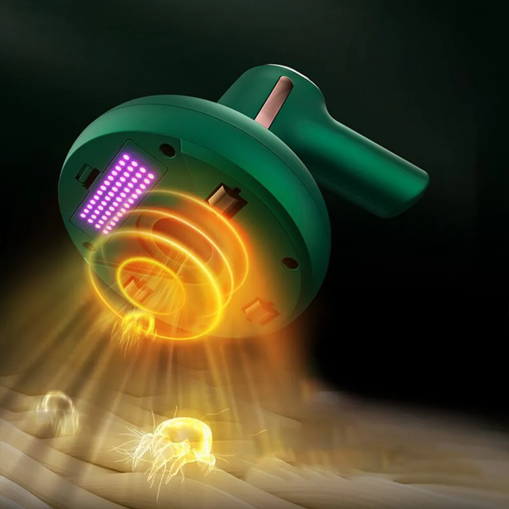 Kabellos Handstaubsauger Milbensauger USB Aufladen Für Haus Und Auto 1200mAh Grün 6 Kabellos Handstaubsauger Milbensauger USB Aufladen Für Haus Und Auto 1200mAh Grün – Bild 4