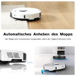 Roborock S7 Pro Ultra Staubsauger Roboter Mit Absaugstation Empty Wash Fill Dock Kindersicherung Saugroboter LiDAR APP(Upgrade Von Roborock S7,VS S7 Maxv Ultra/S8 Pro Ultra) -Staubsauger Geschäft d1ac7b6e6410d7133f3f4687005ab5c9
